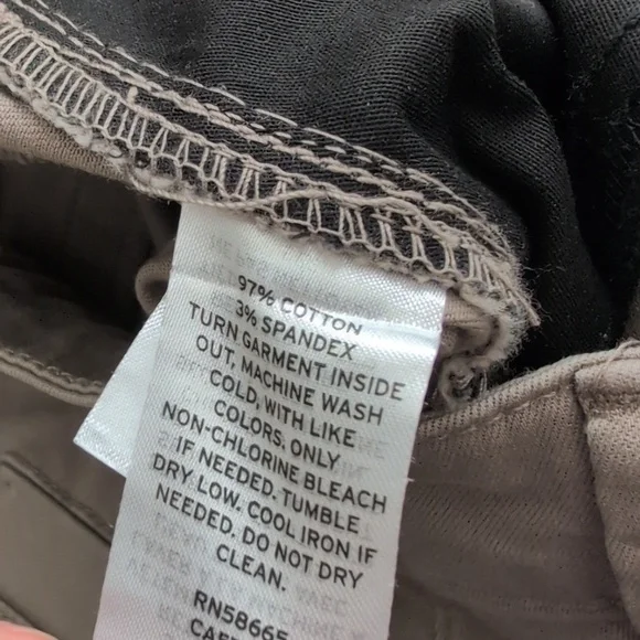 Nordstrom Caslon Khaki tan Chino Pants Size 10 - Picture 6 of 10